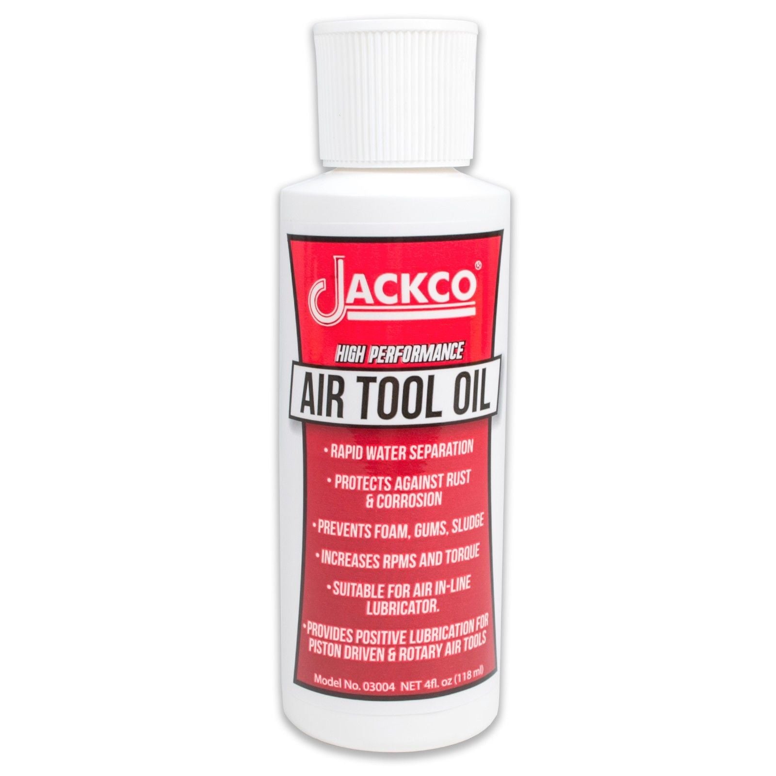 Jackco High Performance Pneumatic Air Tool Oil (4 oz.) - Tool Guy Republic