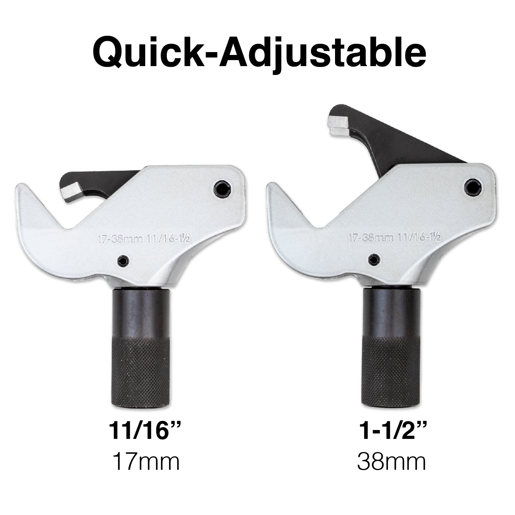 TGR Quick Adjustable Universal Thread Restorer 11/16” to 1-1/2” (17-38mm) for External Thread Repair - Tool Guy Republic