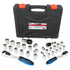 TGR 30PC Quick Release Go Thru Spline Socket Set - 1/4" & 3/8" Drive SAE/Metric Sizes - Tool Guy Republic
