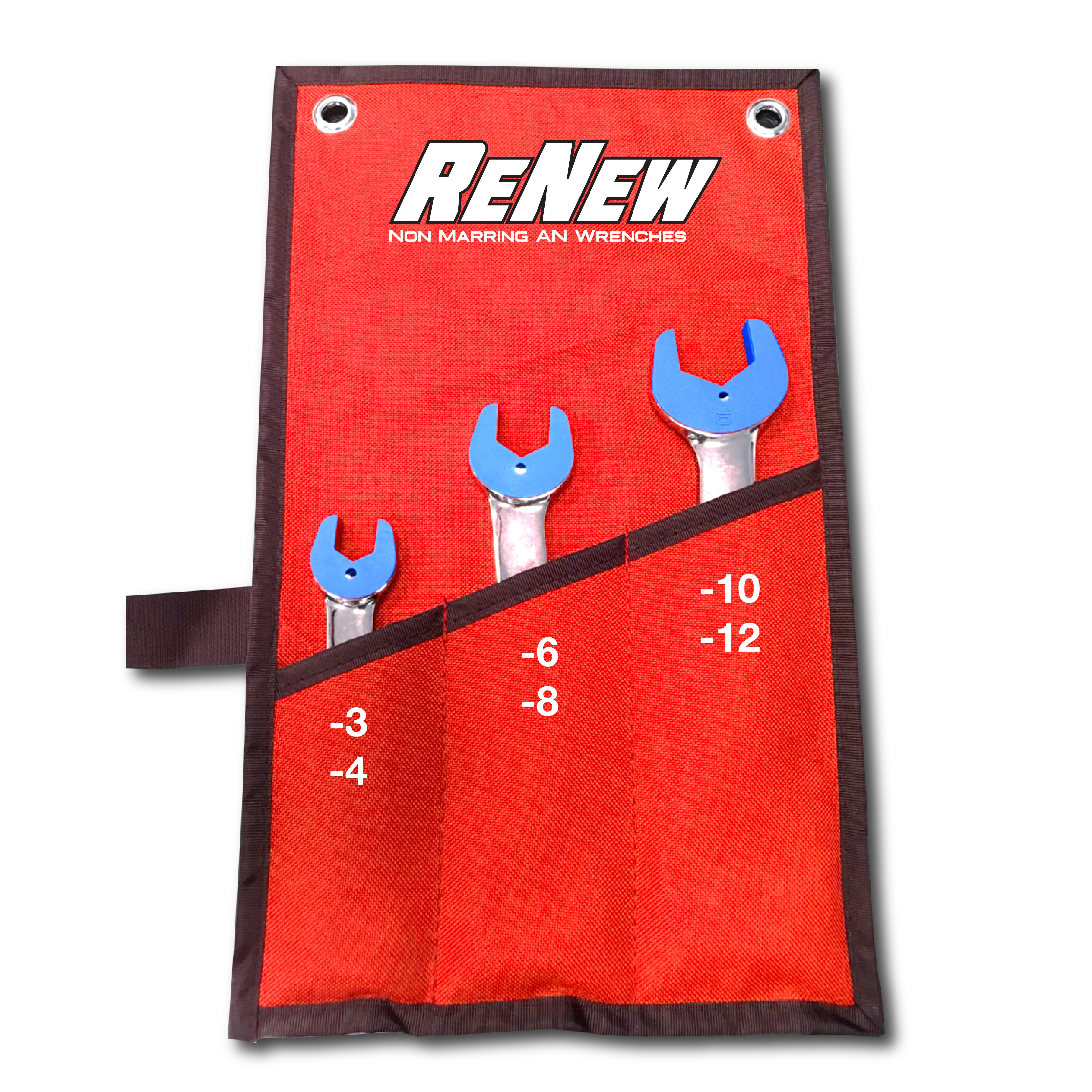 ReNew Non Marring An Wrenches for Aluminum AN Hose Fittings (-3 AN to -12 AN)