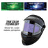 TGR Digital Panoramic 180 View Solar Powered Auto Darkening Welding Helmet - True Color (Black) - Tool Guy Republic