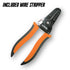 Interchangeable Ratcheting Terminal Crimper Set - 12 Die Sets with Wire Strippers - Tool Guy Republic