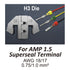 Crimping Tool Die - H3 Die for AMP 1.5 Superseal Terminal AWG 18/17