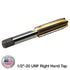 1/2"-20 UNF Right Hand Tap Titanium Nitride Coated - Tool Guy Republic