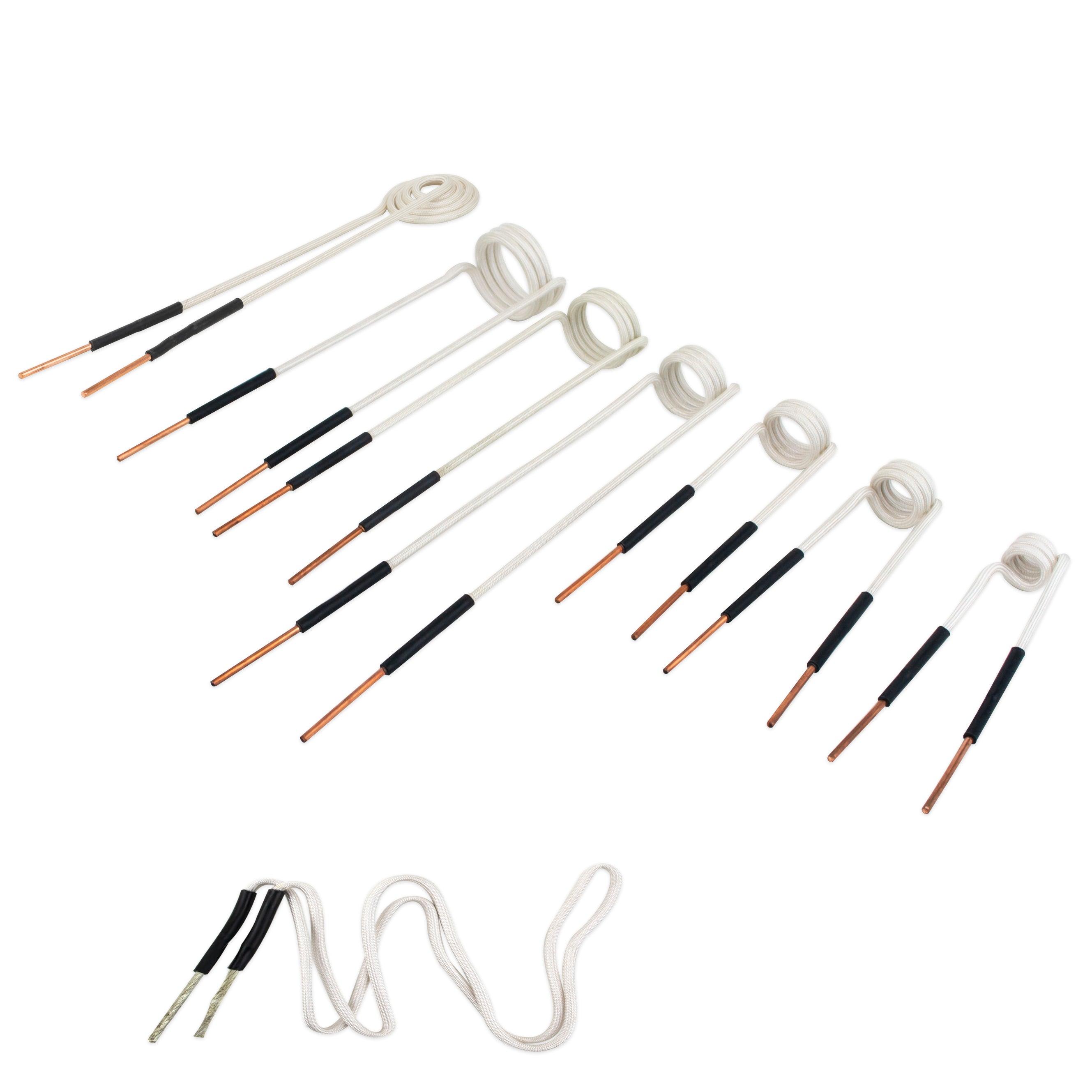 Induction Heater Coil Kit - 7 Coils + 1 Free Forming