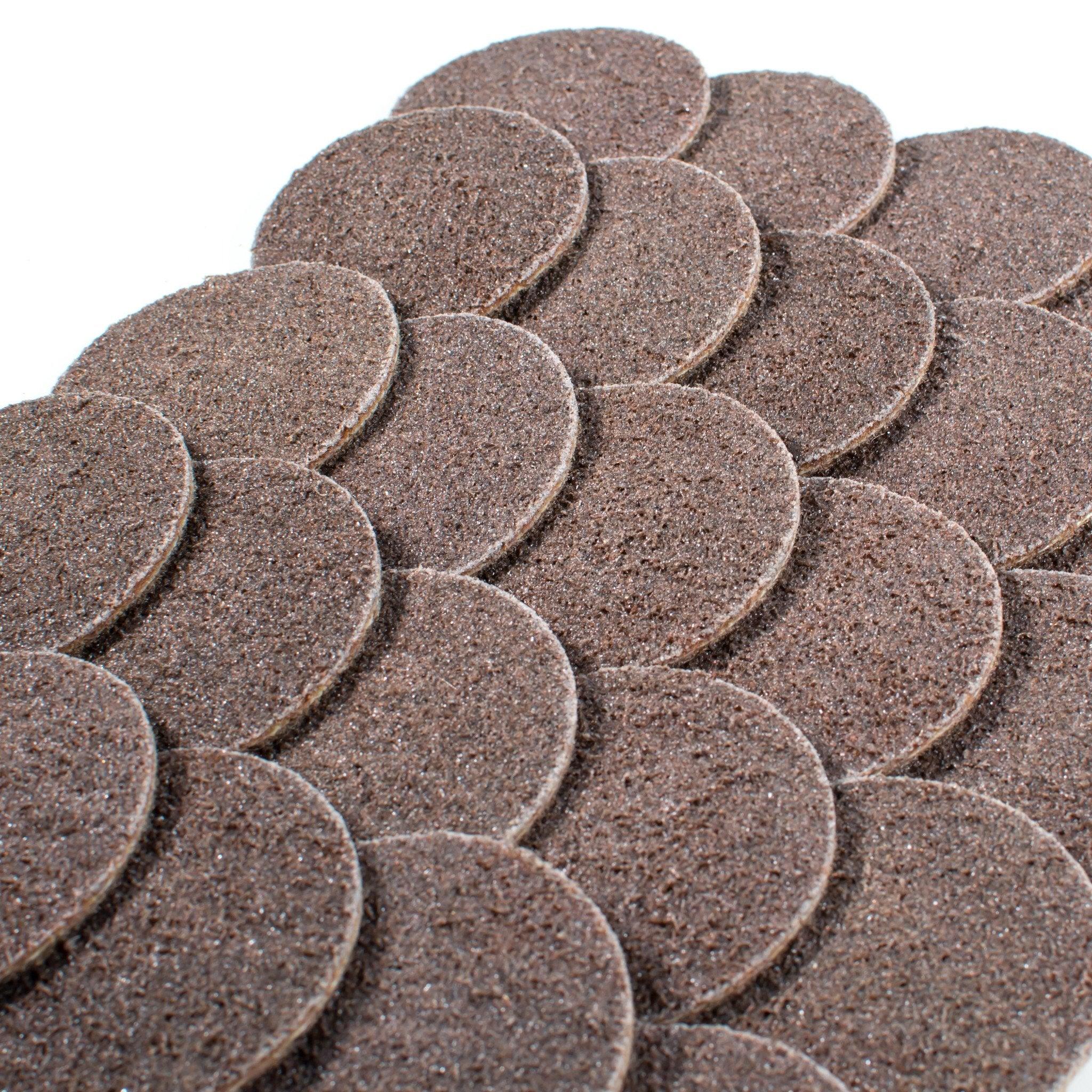 3" Coarse Brown Roloc Quick Change Surface Conditioning Prep Sanding Pads - Tool Guy Republic