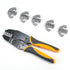 Deutsch Terminal Ratcheting Crimping Tool- Includes 6 Quick Change Dies - Tool Guy Republic